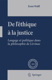 Cover von De L'éthique à la Justice