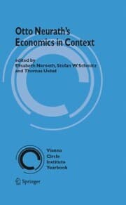 Cover von Otto Neurath's Economics in Context