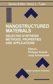 Cover von Nanostructured Materials