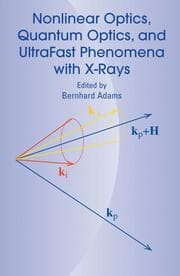 Cover von Nonlinear Optics, Quantum Optics, and Ultrafast Phenomena with X-Rays
