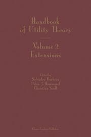 Cover von Handbook of Utility Theory 2