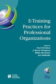 Cover von E-Training Practices for Professional Organizations