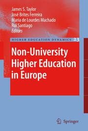 Cover von Non-University Higher Education in Europe