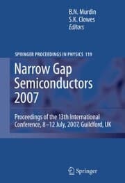 Cover von Narrow Gap Semiconductors 2007