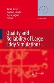 Cover von Quality and Reliability of Large-Eddy Simulations
