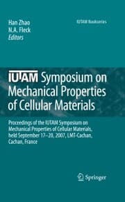 Cover von IUTAM Symposium on Mechanical Properties of Cellular Materials