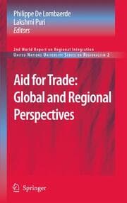 Cover von Aid for Trade: Global and Regional Perspectives