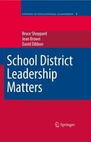 Cover von School District Leadership Matters