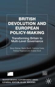 Cover von British Devolution and European Policy-Making