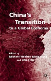Cover von China's Transition to a Global Economy