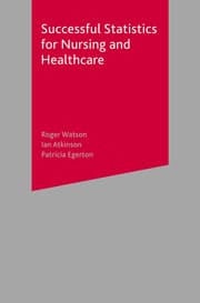 Cover von Successful Statistics for Nursing and Healthcare