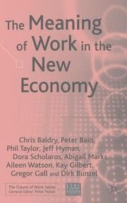 Cover von The Meaning of Work in the New Economy