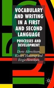 Cover von Vocabulary and Writing in a First and Second Language