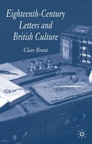 Cover von Eighteenth-Century Letters and British Culture