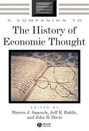 Cover von A Companion to the History of Economic Thought