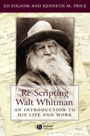 Cover von Re-Scripting Walt Whitman