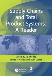 Cover von Supply Chains and Total Product Systems
