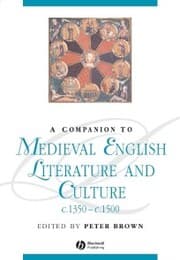Cover von A Companion to Medieval English Literature and Culture, c.1350 - c.1500