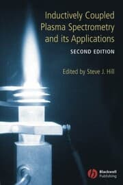 Cover von Inductively Coupled Plasma Spectrometry and its Applications