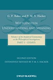 Cover von Wittgenstein: Understanding and Meaning
