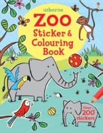 Cover von Zoo Sticker & Colouring Book