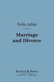 Cover von Marriage and Divorce (Barnes & Noble Digital Library)