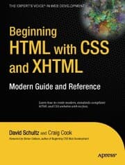Cover von Beginning HTML with CSS and XHTML