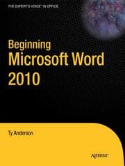 Cover von Beginning Microsoft Word 2010