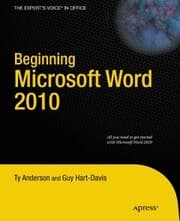 Cover von Beginning Microsoft Word 2010