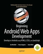 Cover von Beginning Android Web Apps Development