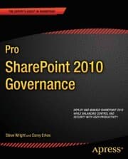 Cover von Pro SharePoint 2010 Governance