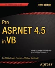 Cover von Pro ASP.NET 4.5 in VB