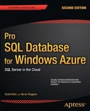 Cover von Pro SQL Database for Windows Azure