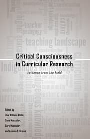 Cover von Critical Consciousness in Curricular Research