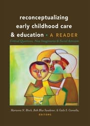Cover von Reconceptualizing Early Childhood Care and Education