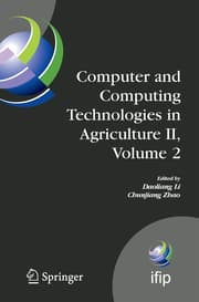 Cover von Computer and Computing Technologies in Agriculture II, Volume 2