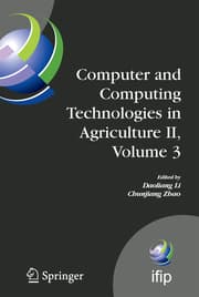 Cover von Computer and Computing Technologies in Agriculture II, Volume 3