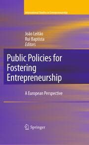 Cover von Public Policies for Fostering Entrepreneurship