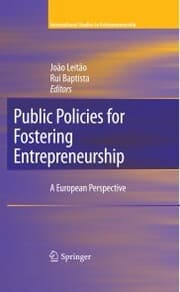 Cover von Public Policies for Fostering Entrepreneurship