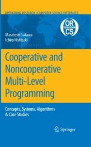 Cover von Cooperative and Noncooperative Multi-Level Programming