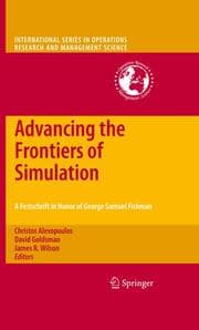 Cover von Advancing the Frontiers of Simulation