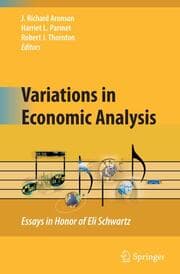 Cover von Variations in Economic Analysis