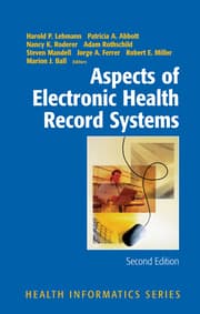 Cover von Aspects of Electronic Health Record Systems