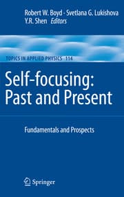 Cover von Self-focusing: Past and Present