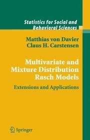Cover von Multivariate and Mixture Distribution Rasch Models
