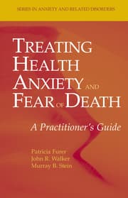 Cover von Treating Health Anxiety and Fear of Death