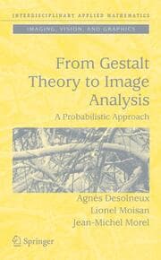 Cover von From Gestalt Theory to Image Analysis