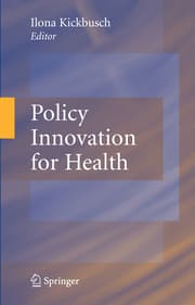 Cover von Policy Innovation for Health