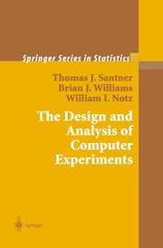 Cover von The Design and Analysis of Computer Experiments