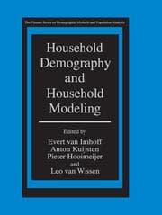 Cover von Household Demography and Household Modeling